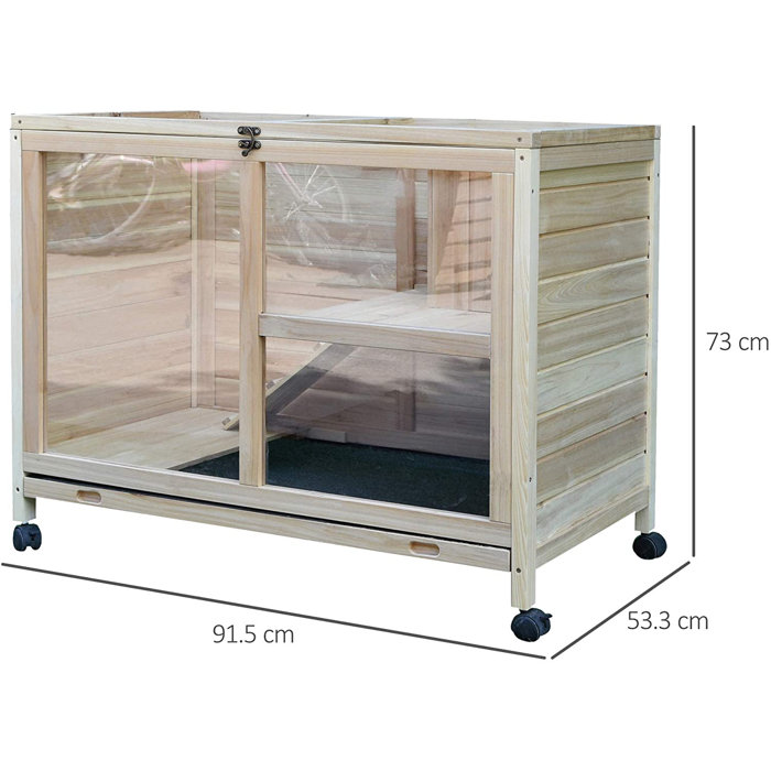 Archie & Oscar Bryson Weather Resistant Rabbit Hutch with Ramp